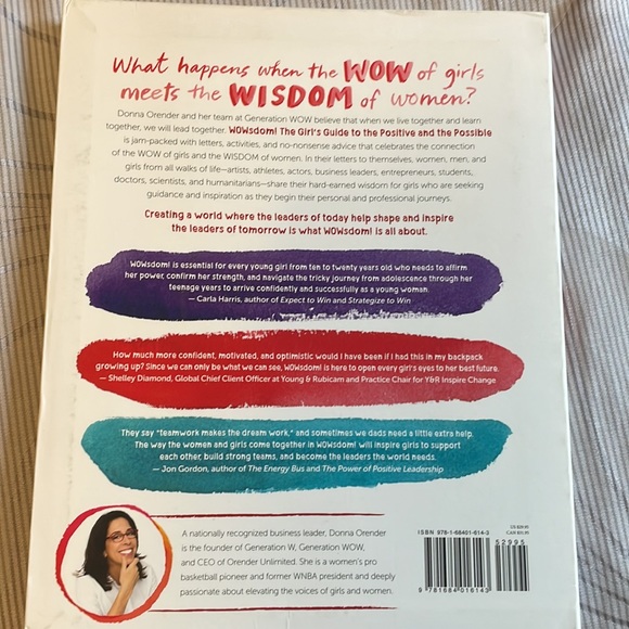 New! Wowsdom: The Girl’s Guide to the Positive and the Possible by Donna Orender - Picture 3 of 11